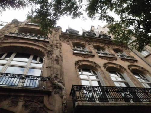 charles letrosne,pauilhac,hôtel,avenue raymond poincarré,pomme de pin,façade,art nouveau