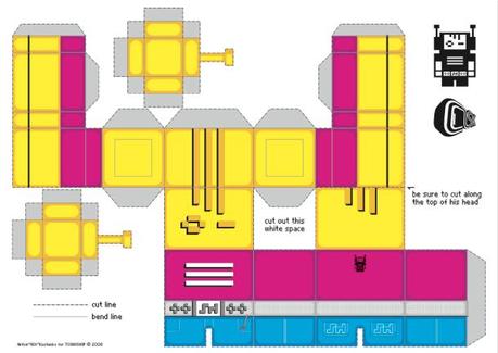 Papertoy Tosho by Anton Kostenko