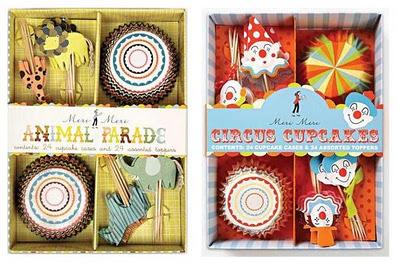 Kits pour des cupcakes en fêtes