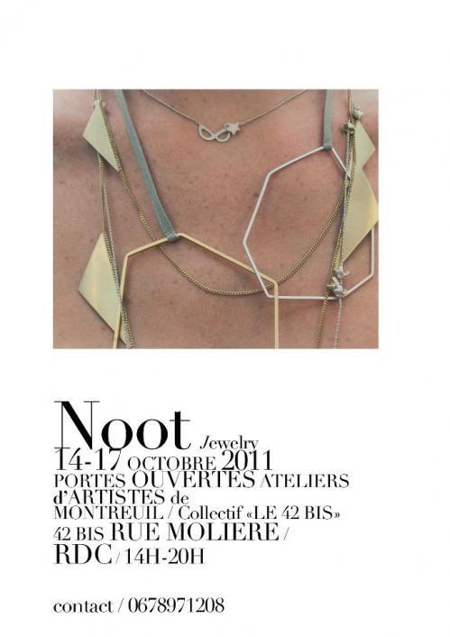 Portes Ouvertes d’artistes avec Noot Bijoux