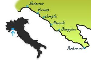 Cinque Terre carte