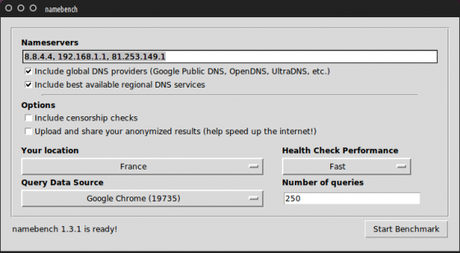 Optimiser votre connexion réseau sur Ubuntu avec NameBench