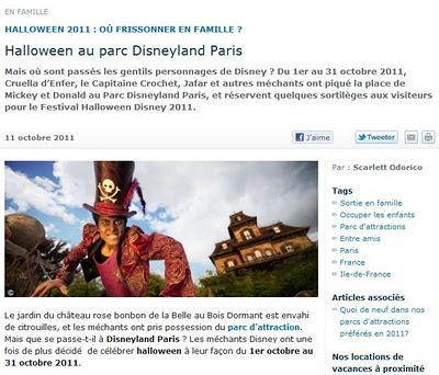 Disneyland Paris nous accueille pour Halloween