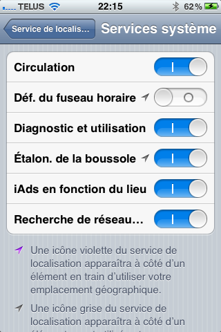 iOS 5: Comment économiser votre batterie