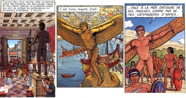 apollon icare arbaces Alix, La chute d’Icare