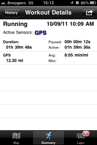 Transférer un entrainement d’une montre GPS Garmin à un iPhone / iPad