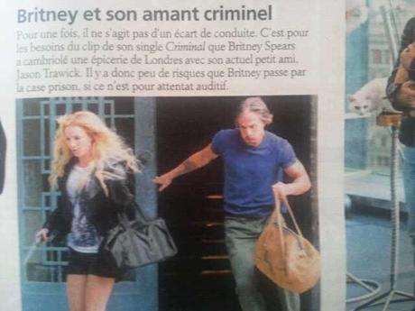 Un article sur le clip de « Criminal » dans « Télé 2 semaines »