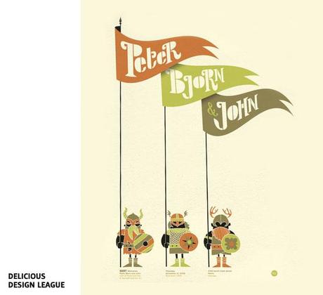 Peter Bjorn & John par Delicious Design League