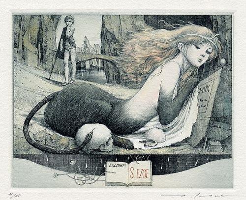 Les Ex-Libris d’Alphonse Inoue