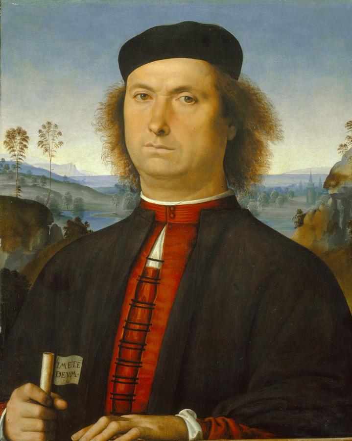 Perugino, Portrait of Francesco delle Opere, 1494, Florence, Uffizi