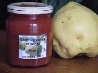 Confiture coings / vanille