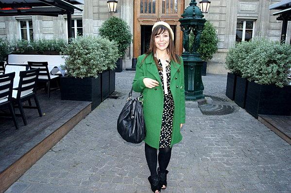 Prendre un vert (manteau) à Saint - Germain - Paperblog