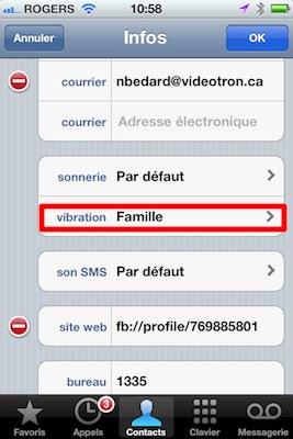 iphone vibration personnalisee iPhone iOS 5: comment personnaliser le vibreur 