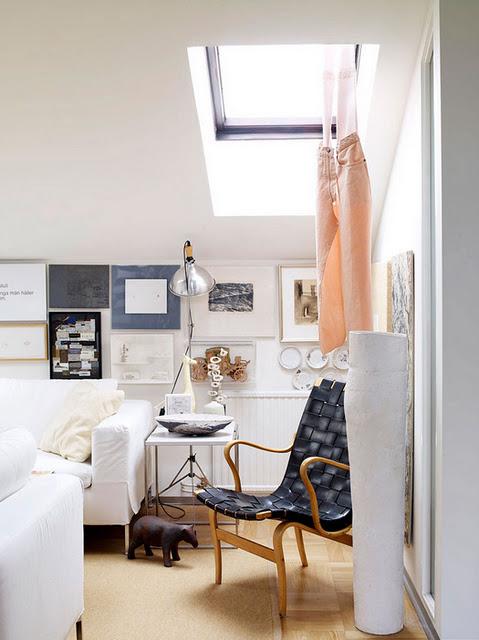 Art contemporain - du sol au plafond