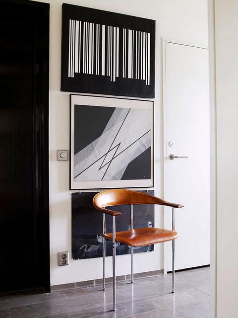 Art contemporain - du sol au plafond