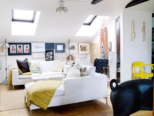 Art contemporain - du sol au plafond