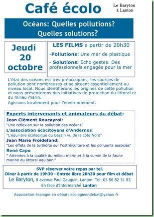 CAFE ECOLO 20 octobre 2011