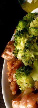 Salade de brocolis, poulet, pomme de terre au wasabi