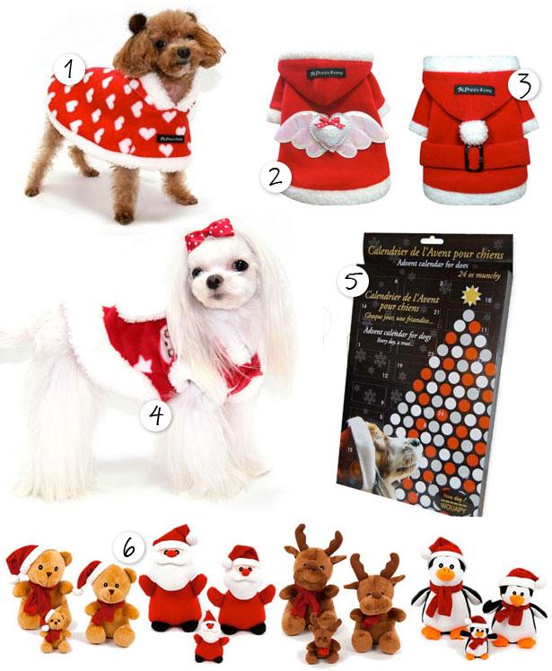 Vêtements et accessoires de Noël pour chiens