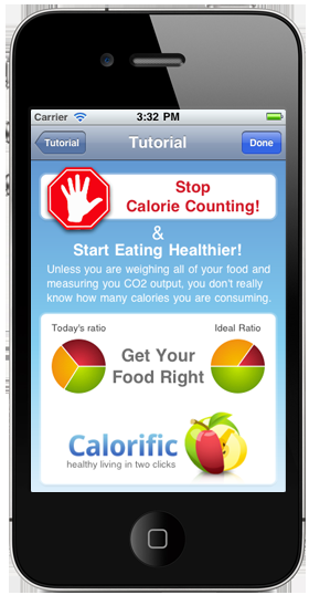 calorific application iphone Une application pour compter vos calories