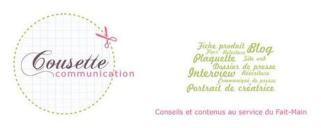 Cousette Communication Conseil et rédaction de contenus au service du fait-main