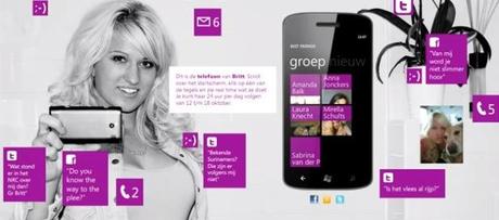 britt dekker windows phone 7 5 Quand Britt Dekker fait la promotion de Windows Phone 7.5