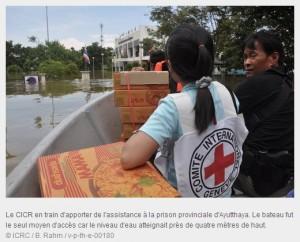 Inondations en Thaïlande : le CICR assiste des milliers de détenus