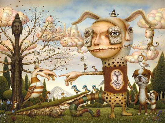 Painting by Naoto Hattori