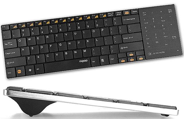 Rapoo E9080 Wireless Ultra Slim Keyboard with Touchpad Rapoo E9080 : clavier sans fil ultra mince avec touchpad