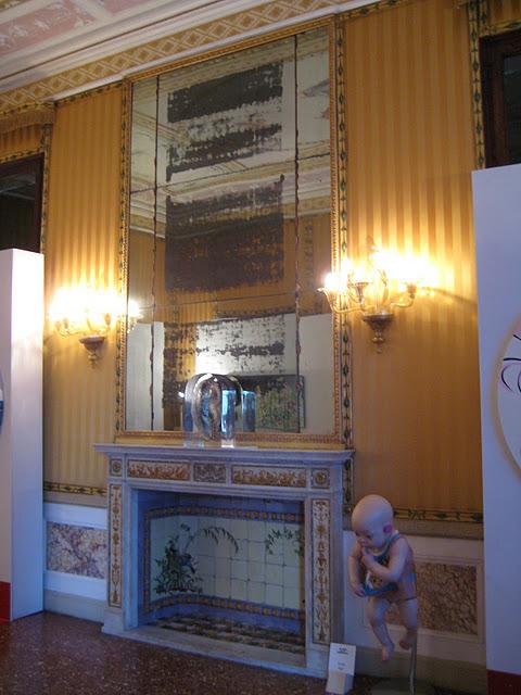 Palazzo Mangili-Valmarana - Pavements et deux oeuvres exposées