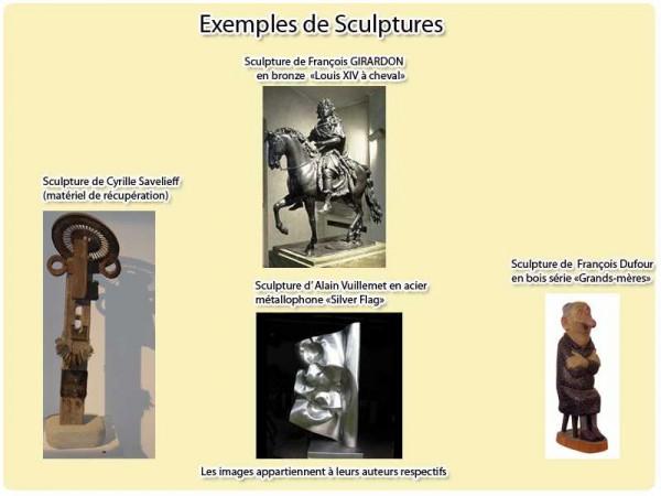 exemples de sculptures 600x450 Vous aussi vous pouvez devenir sculpteur !