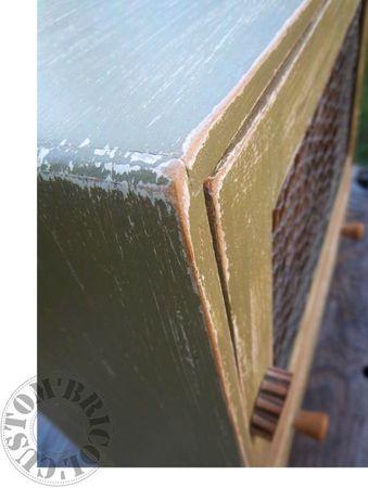 Armoire pharma patine