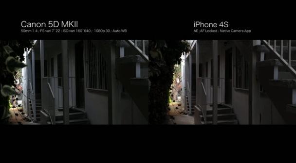 iphone 4s canon 5d Comparer les vidéos prises avec un Canon 5D et un... iPhone 4S ?