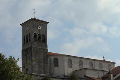 Coq et clocher : Dommartin-les-Toul