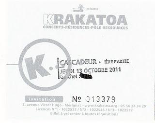 Concert : Cascadeur au Krakatoa à Mérignac