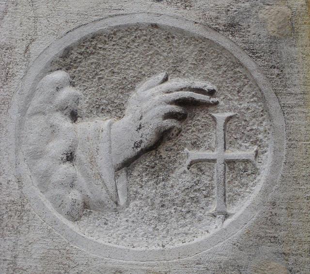 Sur des murs au marché du Rialto