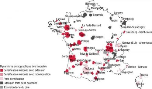 France : nouveau zonage en aires urbaines
