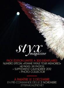 Styx Magazine spécial Femme Fatale Tour