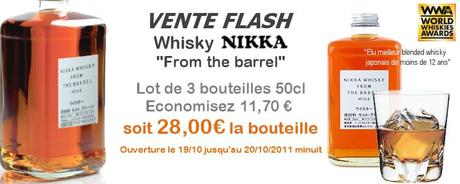 Vente flash “Semaine du Goût” : on continue avec le whisky Nikka from the Barrel