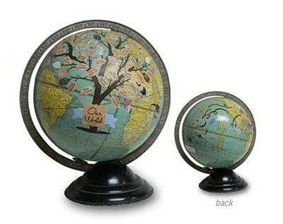 Des globes vintage revisités