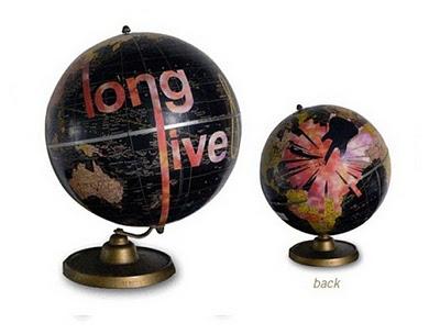 Des globes vintage revisités