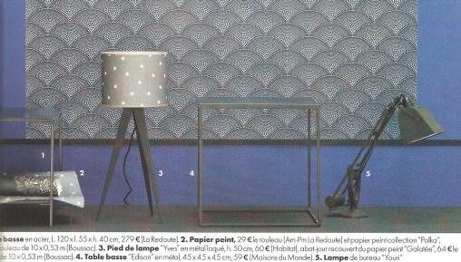 Lampe Youri dans Elle Déco