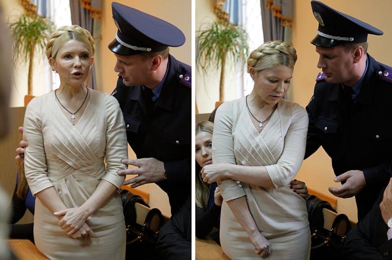 <b></div>La chute</b> - Ioulia Timochenko, l'ex-premier ministre et icône d'Ukraine a été condamnée à sept ans de prison pour abus de pouvoir dans le cadre de la conclusion d'un accord gazier avec la Russie alors qu'elle dirigeait le gouvernement en 2009. L'ancienne figure de proue de la «révolution orange» de 2004, qui a décrit son procès comme un «lynchage» politique organisé par son rival le président Viktor Ianoukovitch, élu en février 2010, a immédiatement fait connaître son intention de faire appel. 