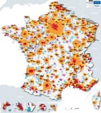 France : mise à jour des aires urbaines