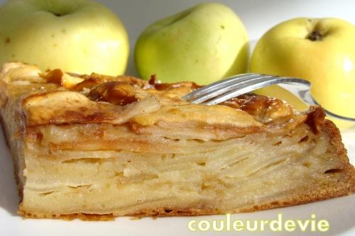 Gâteau invisible aux pommes