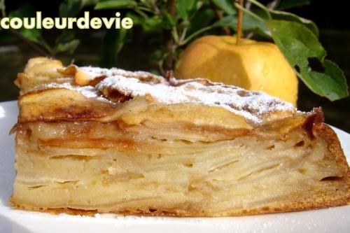 Gâteau invisible aux pommes