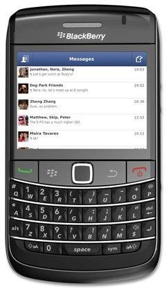 Facebook Messenger BlackBerry Facebook Messenger disponible sur les BlackBerry