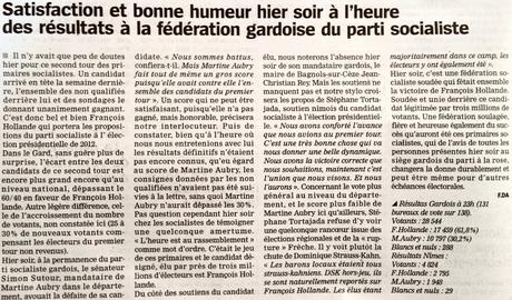 François Hollande est notre candidat à la présidentielle de 2012 2