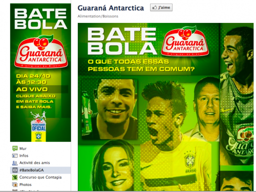 Fans du Brésil et de social media…