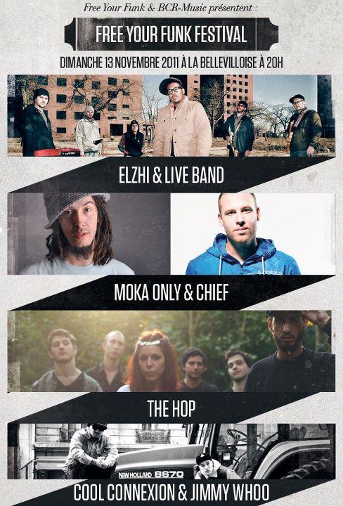 Elzhi & Live Band, Moka Only & Chief, The HOP, Cool Connexion